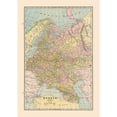 thumbnail image 1 of Historic Map - Russia - Cram 1888 - Vintage Wall Art, 1 of 3