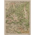 thumbnail image 1 of Historic Map - Russia Eastern Relief - Swan 1880 - Vintage Wall Art, 1 of 4