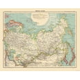 thumbnail image 1 of Historic Map - Russian Empire - Schrader 1908 - Vintage Wall Art, 1 of 4
