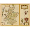 thumbnail image 1 of Historic Map - Scotland - Blaeu 1654 - Vintage Wall Art, 1 of 4