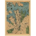 thumbnail image 1 of Historic Map - Sydney Australia - Robinson 1922 - Vintage Wall Art, 1 of 4