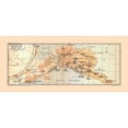 thumbnail image 1 of Historic Map - Syracuse Italy - Baedeker 1880 - Vintage Wall Art, 1 of 4
