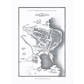 Historic Map - Syracuse Province Italy - Oxford 1828 - Vintage Wall Art