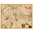 thumbnail image 1 of Historic Map - Ukraine - Hondius 1648 - Vintage Wall Art, 1 of 4