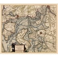 thumbnail image 1 of Historic Map - Waasland Belgium - Visscher 1681 - Vintage Wall Art, 1 of 4