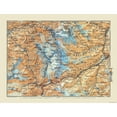 thumbnail image 1 of Historic Map - Winterberg Mountains Switzerland - Baedeker 1921 - 30.27 x 23 - Vintage Wall Art, 1 of 5