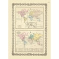 thumbnail image 1 of Historic Map - World Animal Kingdom Industry - Colton 1855 - Vintage Wall Art, 1 of 4