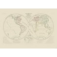 thumbnail image 1 of Historic Map - World Hydrographical - Petermann - Vintage Wall Art, 1 of 4