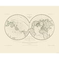 thumbnail image 1 of Historic Map - World Isodynamic Lines - Perthes 1839 - 28.73 x 23 - Vintage Wall Art, 1 of 5