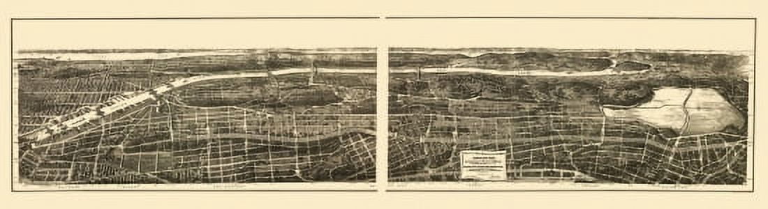 Historic Map of New York New York 1897 New York County Canvas Art - (24 x 36)