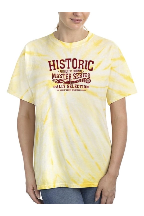 Historic Master Series Text Tie Dye Cyclone Women -Image by Shutterstock, Female x-Large