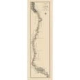 thumbnail image 1 of Historic Nautical Map - Mississippi River Missouri River Mouth - Collot 1796 - 23 x 70 - Vintage Wall Art, 1 of 5