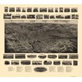 thumbnail image 1 of Historic Panoramic View - Bristol Connecticut - Bailey 1907 - 25.88 x 23 - Vintage Wall Art, 1 of 5