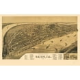 thumbnail image 1 of Historic Panoramic View - Cairo Illinois - Wellge 1888 - 23 x 35.80 - Vintage Wall Art, 1 of 4