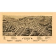 thumbnail image 1 of Historic Panoramic View - Durham North Carolina - Ruger 1891 - Vintage Wall Art, 1 of 4
