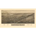 thumbnail image 1 of Historic Panoramic View - East Syracuse New York - Burleigh 1885 - Vintage Wall Art, 1 of 4