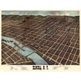 thumbnail image 1 of Historic Panoramic View - Elmira New York - Bailey 1873 - 29.93 x 23 - Vintage Wall Art, 1 of 5