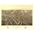 thumbnail image 1 of Historic Panoramic View - Medford Massachusetts - Bailey 1880 - Vintage Wall Art, 1 of 4