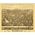 thumbnail image 1 of Historic Panoramic View - Stafford Springs Connecticut - Bailey 1878 - Vintage Wall Art, 1 of 4