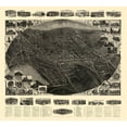 thumbnail image 1 of Historic Panoramic View - Winsted Connecticut - Bailey 1908 - Vintage Wall Art, 1 of 4