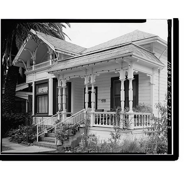 Historic Print, 1147 Chapman Street (House), San Jose, Santa Clara
