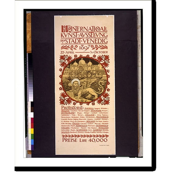 Historic Print, 11te Internationale Kunst-Ausstellung der Stadt.A. Sezanne. - 2, 16" x 20"