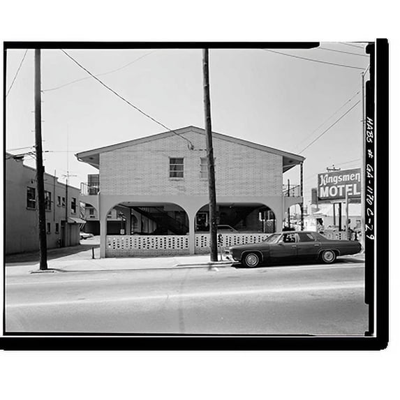 Historic Print, 126-255 Auburn Avenue (Commercial Buildings), Auburn Avenue, Atlanta, Fulton County, GA - 29, 18" x 24"