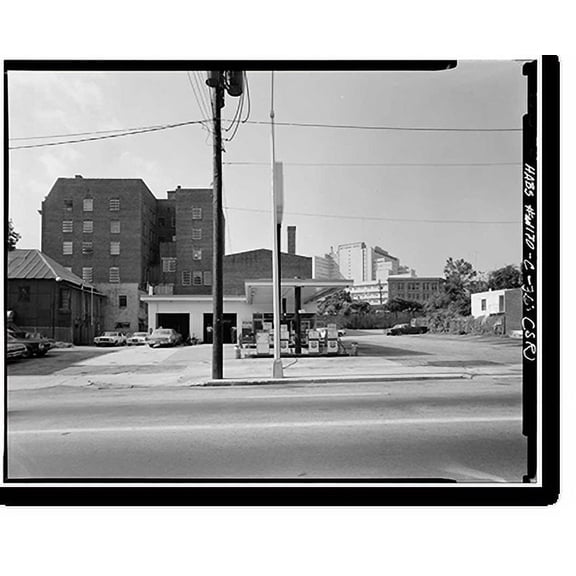 Historic Print, 126-255 Auburn Avenue (Commercial Buildings), Auburn Avenue, Atlanta, Fulton County, GA - 83, 18" x 24"