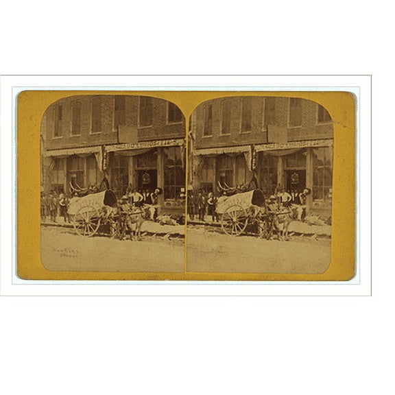 Historic Print, 16th Street Denver. Hawkins Denver., 16" x 20"