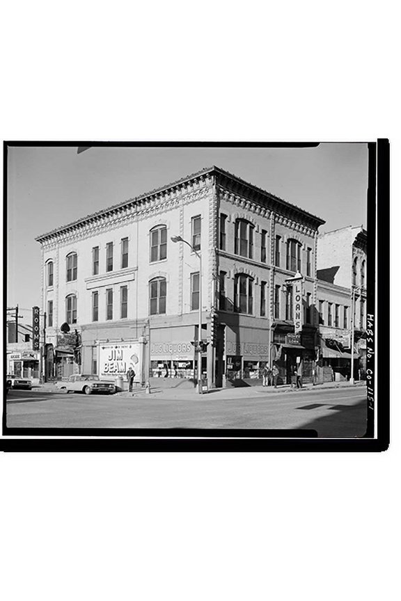 Historic Print, 1701 Larimer Street (Commercial Building), Denver, Denver County, CO, 16" x 20"