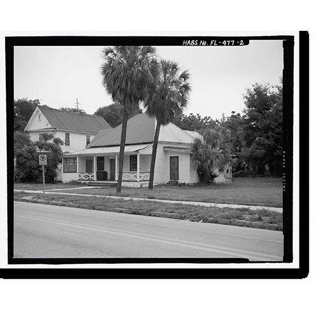 Historic Print, 1803 North Central Avenue (House), Tampa, Hillsborough