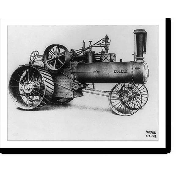 Historic Print, 1906 tractor, 16" x 20"