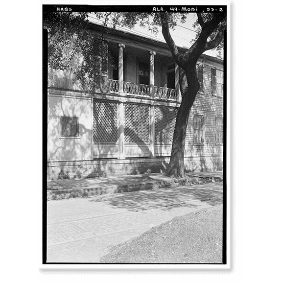 Historic Print, 251 North Conception Street (House), Mobile, Mobile County, AL - 2, 16" x 20"