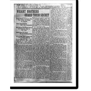 Historic Print, [28 pages of clippings from various U.S. and French newspapers concerning aviation activites of Wright Brothers between 1903 and 1909] - 19, 16" x 20"