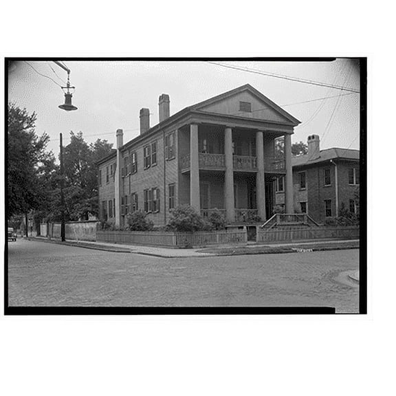 Historic Print, 301 Church Street (House), Mobile, Mobile County, AL - 2, 18" x 24"