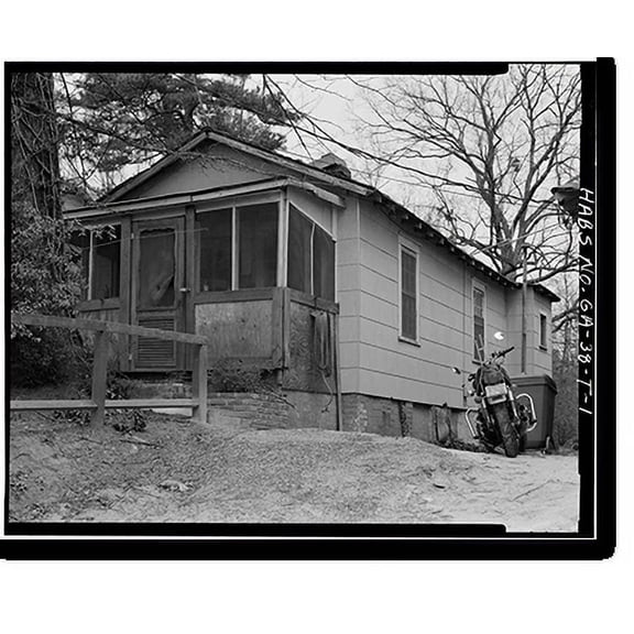 Historic Print, 3357 Oak Valley Road (House), Atlanta, Fulton County, GA, 18" x 24"