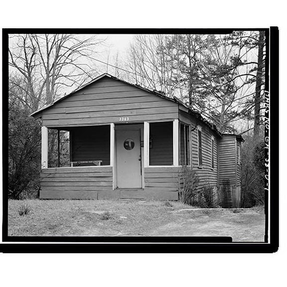 Historic Print, 3363 Oak Valley Road (House), Atlanta, Fulton County, GA, 18" x 24"