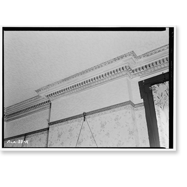 Historic Print, 351 Saint Michael Street (House), Mobile, Mobile County