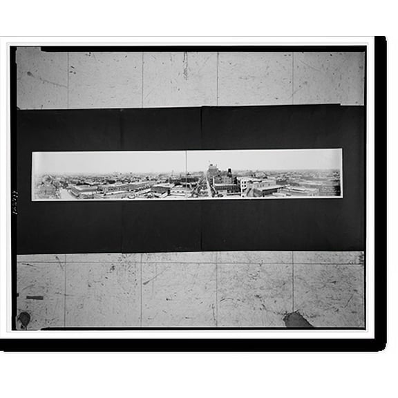 Historic Print, 36th Division U.S.A., passing in review, Fort Worth, Texas, Apr. 11th, 1918, 16" x 20"