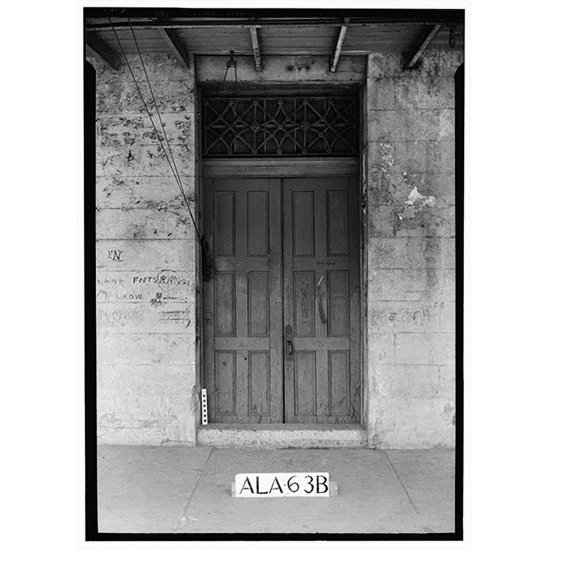 Historic Print, 55 South Commerce Street (Commercial Building), Mobile, Mobile County, AL, 16" x 20"