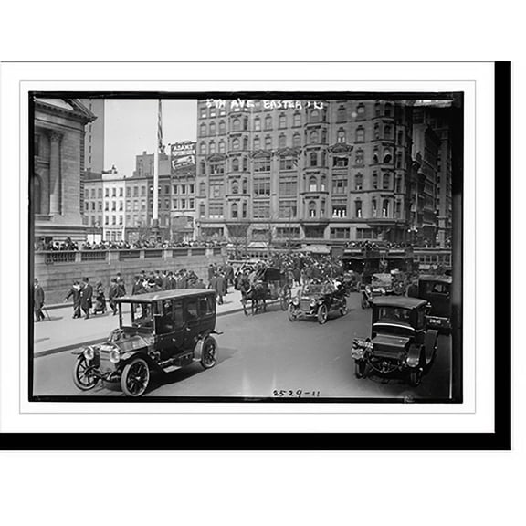Historic Print, 5th Ave., Easter, 16" x 20"
