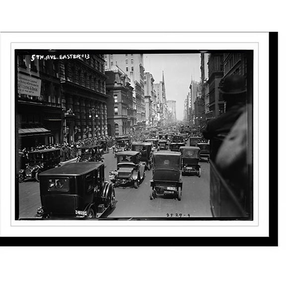 Historic Print, 5th Ave. - Easter, 18" x 24"