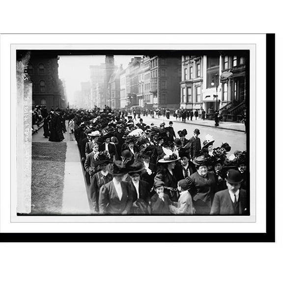 Historic Print, 5th Ave. Easter Parade, New York, 16" x 20"