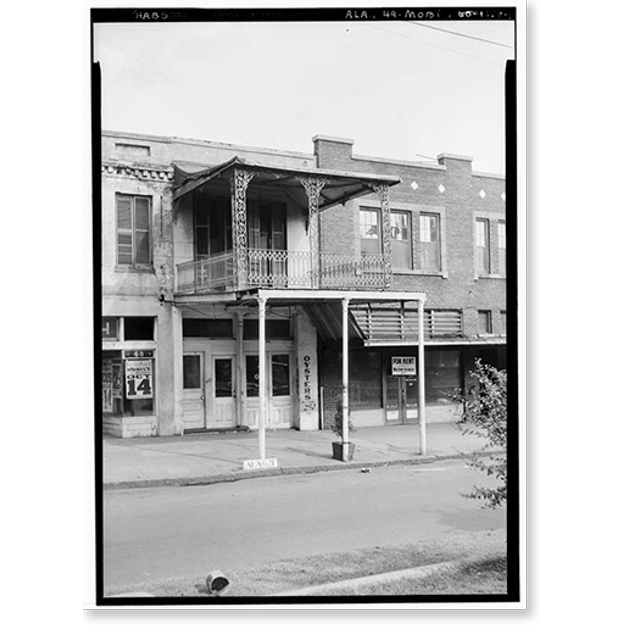 Historic Print, 66 Government Street Building), Mobile