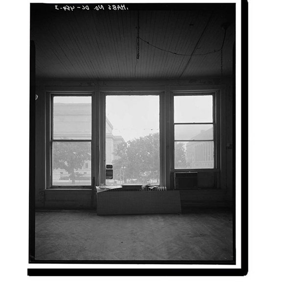 Historic Print, 817 Market Space Northwest (Commercial Building), Square 408, Lot 817, Washington, District of Columbia, DC - 3, 16" x 20"