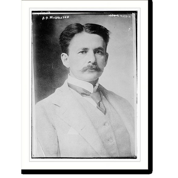 Historic Print, A.A. Michelson, 16" x 20"
