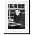 Historic Print, A. Birrell, Chief Sec'y for Ireland in 1908, at desk
