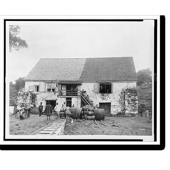 Historic Print, A.C.S. warehouse on Water Street, 16" x 20"
