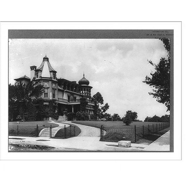 Historic Print, A Dallas, Texas home, 16" x 20"