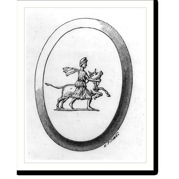 Historic Print, A Gnostic talisman, 16" x 20"